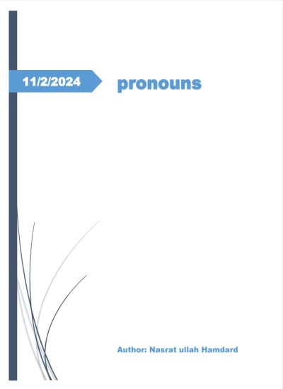 Pronouns