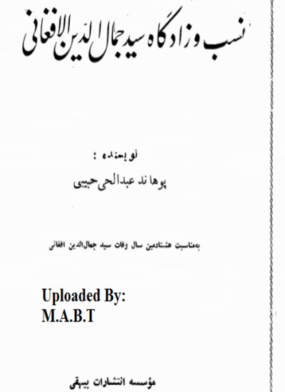 نسب و زاد ګاه سید جمال الدین افغانی